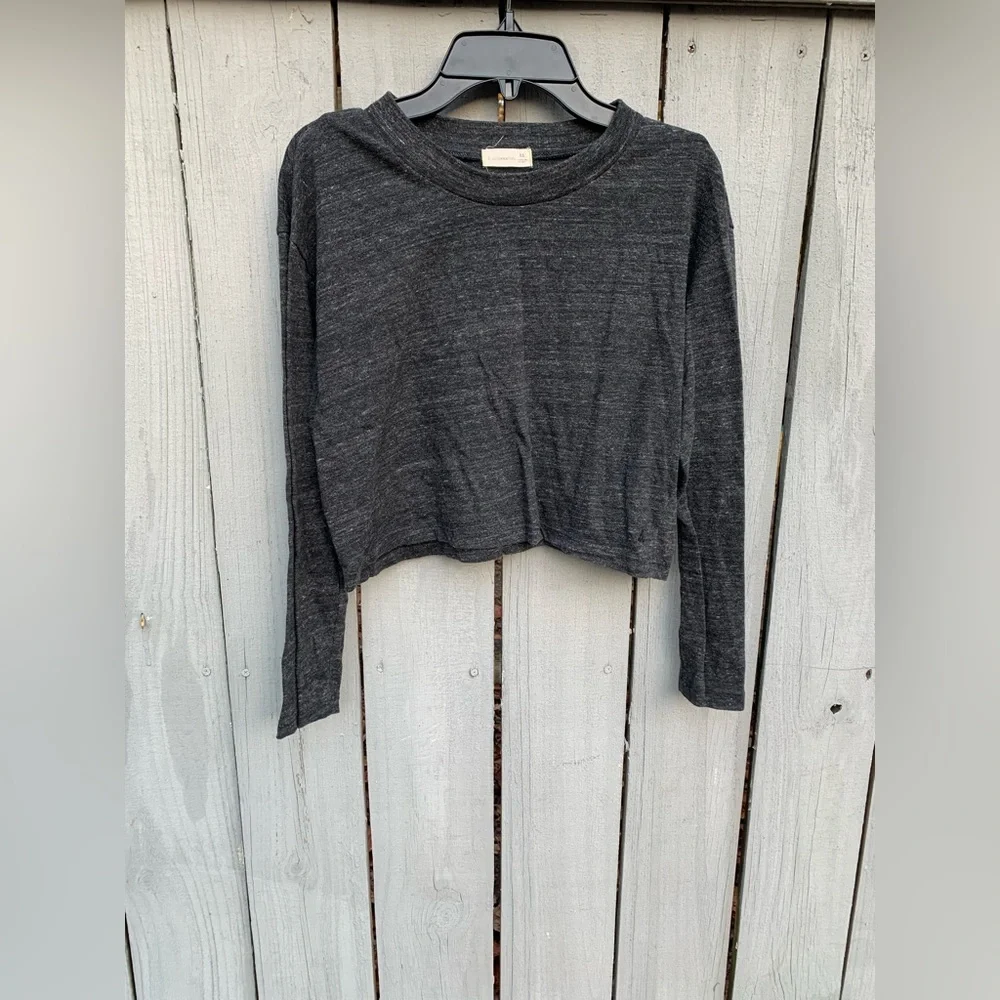 Alternative woman’s crop long sleeves shirt - Picture 1 of 4
